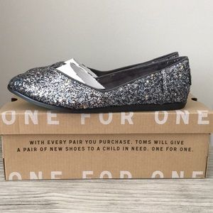 TOMS Sequin Flats